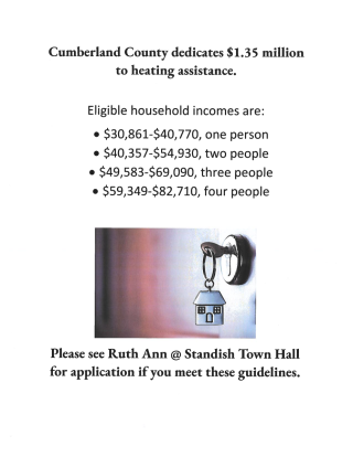 Heating assistance